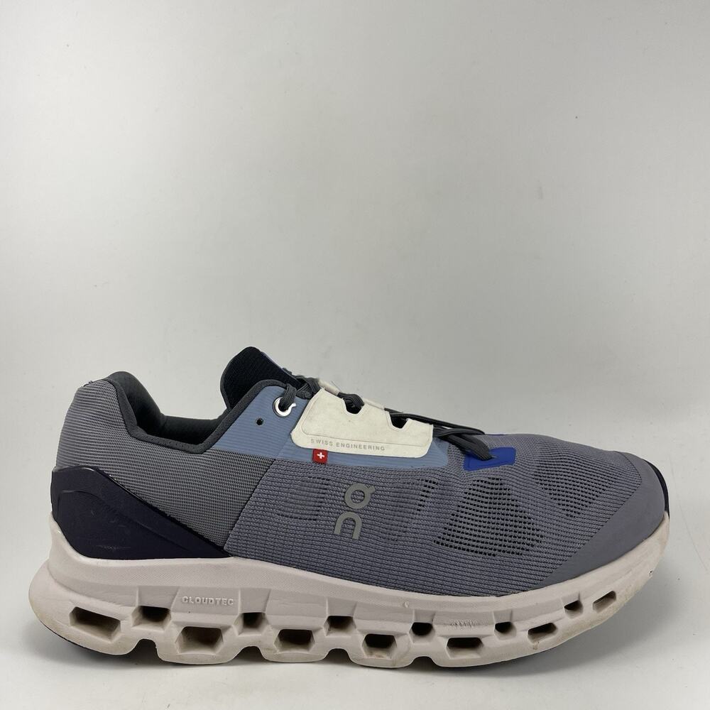 On Cloud Cloudrunner Road Running Shoes Mens Size 12.5 Blue Navy Cushion Low Top